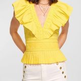 Ramy Brook  Emilia Peplum Top Photo 0