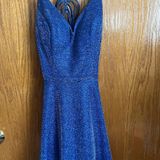 City Studios Blue Homecoming Dress Photo 0