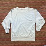 FREE PEOPLE MOVEMENT LIGHT GREY OVERSIZED SWEATSHIRT Size L Photo 0