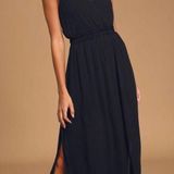 Lulus NWT Backless Maxi Dress Photo 0