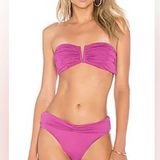 Seafolly  Bikini Swimsuit Ruched Bandeau Strapless 8 Photo 0