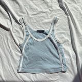 Brandy Melville Sporty Blue Tank Top Photo 0