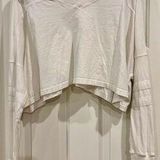 Free People  Movement Long Sleeve Tee | White | L | EUC Photo 0