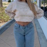 Tennis Sweatshirt Tan Size M Photo 0