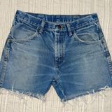 Rustler Vintage Rugged Faded Cutoff Denim Shorts Photo 0