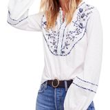 Free People  Sundance embroidered blouse Photo 0