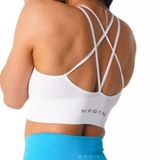 NVGTN NWT Medium White Flourish Bra Photo 0