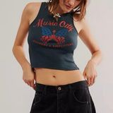 Daydreamer Music City Pointelle Tank Size S New w/o Tag MSRP $88 Sold Out Online Photo 0