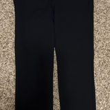DKNY  Black Dress Pants Medium Rayon Nylon Spandex Blend Fitted Zip Fly Belt Loop Photo 0