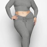 SKIMS Ruched Maxi Skirt NWT Photo 0