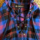Derek Heart Lace Up Flannel Photo 0