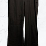 Banana Republic  Charcoal Gray Wide Leg Cuffed Trousers Size 10 EUC #0487 Photo 0