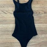 Reformation  Black Bodysuit Photo 0