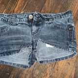 City Streets Dark Jean Shorts Photo 0