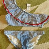 J.Crew New preppy searsucker bikini Photo 0