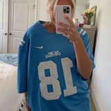 Nike Ole Miss Powder Blue 18 Manning Oversized football jersey Photo 0