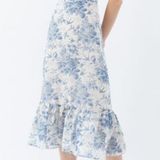 Chicwish  Toile Blue and White Midi Dress Photo 0