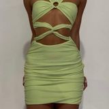 Tiger Mist Green  Dress Photo 0