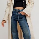 Free People Perry Washed Cotton Trench Coat S Photo 0