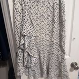 Nasty Gal Flowy Cheetah Print Midi Skirt Photo 0