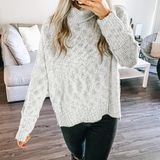 Lush Clothing Lush Oversized Turtleneck Sweater Photo 0