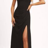 JJ's House JJ’s House Black Bridesmaid Dress Photo 0