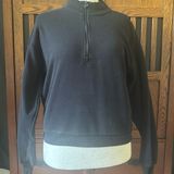 Fabletics Black Quarter-Zip Sweatshirt Photo 0