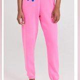 Aviator Nation New  Logo Sweatpants Pink Small brand new never worn Photo 0