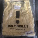 Daily Drills Linen Resort Pants - Yellow Photo 0