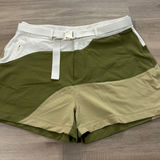 Outdoor Voices Rectrek Shorts 3” Inseam Women Size Medium Kelp Khaki Bone Photo 0