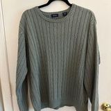 IZOD Cotton Cable knit Crewneck Sweater Photo 0