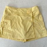 Cache Yellow Y2K Skort Tennis Short Size 6 Photo 0