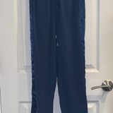 H&M Navy Track Like Pants Photo 0