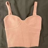 Aritzia Wilfred Sicily Sweater Tank in Pink Photo 0