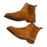 Clarks  Women's Chelsea Boots Suede Leather Ankle Booties Brown Size 9.5 Photo 0