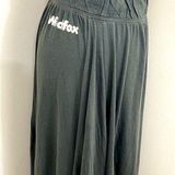 Wild fox Gray Cotton T Shirt Material Logo Maxi Skirt M Photo 0