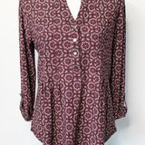 Westport 1962 Pleated Blouse Top M Photo 0