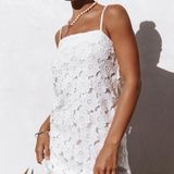 Petal and Pup  Mini White Dress Photo 0