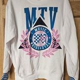 Rue 21  MTV‎ Medium White Crewneck Photo 0