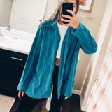 Sag Harbor turquoise button up Photo 0