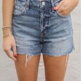 Pistola nova high rise denim cut off shorts size 26 Photo 0