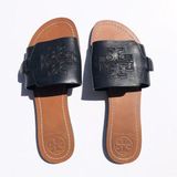 Tory Burch Melinda Leather Slides Sandals Photo 0