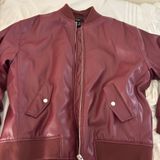 Forever 21 Burgundy leather jacket Photo 0