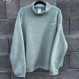 Nike Green  Sherpa  Fleece Long Sleeve Athletic XL Photo 0