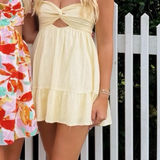 American Threads  Savannah Strapless Twist Romper XS Photo 0