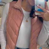 Love Tree Pink Puffer Vest  Photo 0