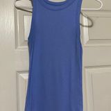A New Day  Tank Top Ribbed Periwinkle Photo 0
