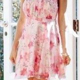 Petal and Pup  Floral Halter Neck Dress Photo 0
