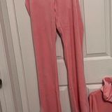 Juicy Couture bling velour Tracksuit Set pink lemonade peach Salmon size M Photo 0