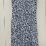 Banana Republic  Floral Blue Sleeveless Dress Photo 0